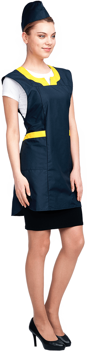 Униформа НИКА, т.синий-желтый